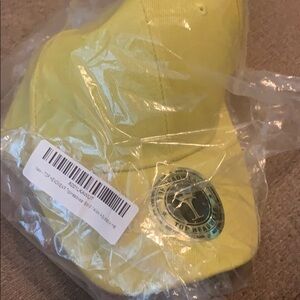 Top-Headwear solid yellow adjustable hat new w/tag